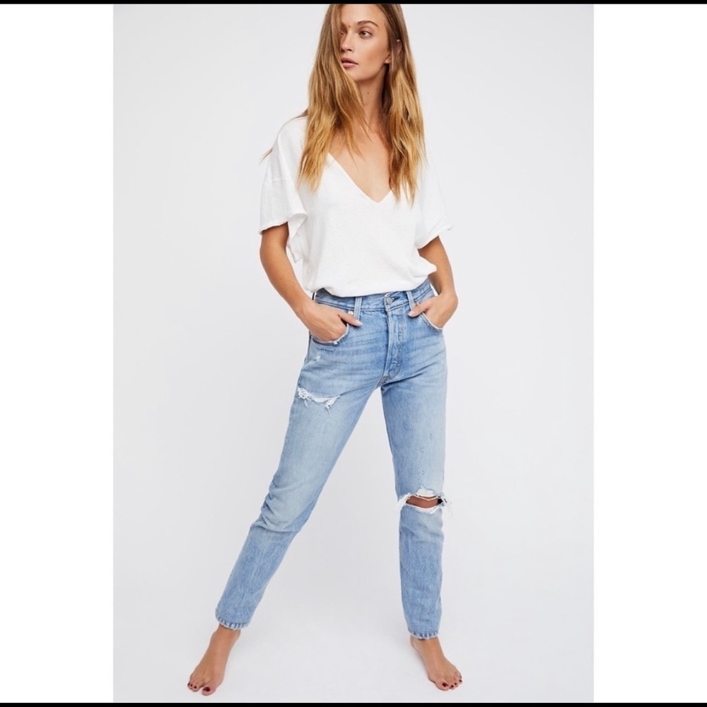 Levi’s 501 Skinny jeans size 26W 28L